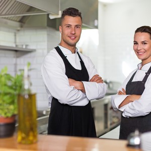 Couple de gardiens 