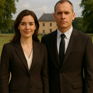 Couple d'employs de maison